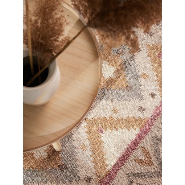 Tappeto color crema in iuta tessuto a mano 160x230 cm Roya Imani – Elle Decoration-image-2