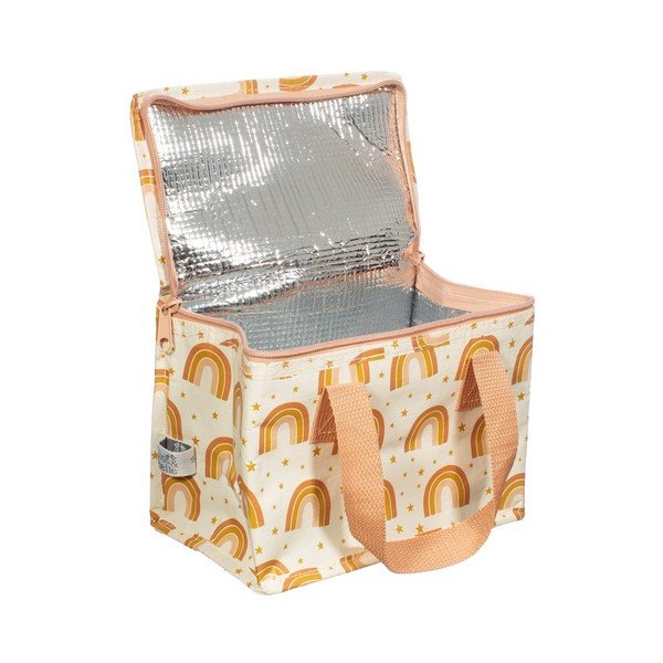 Borsa termica per alimenti arancione e rosa Earth Rainbow - Sass & Belle-image-2