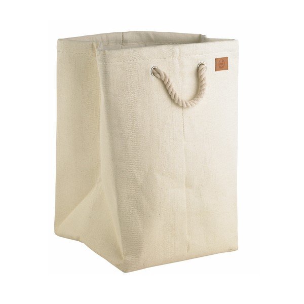 Krémový koš na prádlo Zone, 50 l