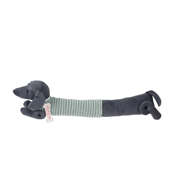 Paraspifferi per porta verde/grigio 17x76 cm Sausage Dog – Rex London-image-3
