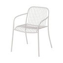 Sedia da esterno grigio chiaro in metallo Yua Wire – Blomus