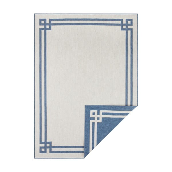 Tappeto da esterno blu e crema , 80 x 150 cm Manito - NORTHRUGS