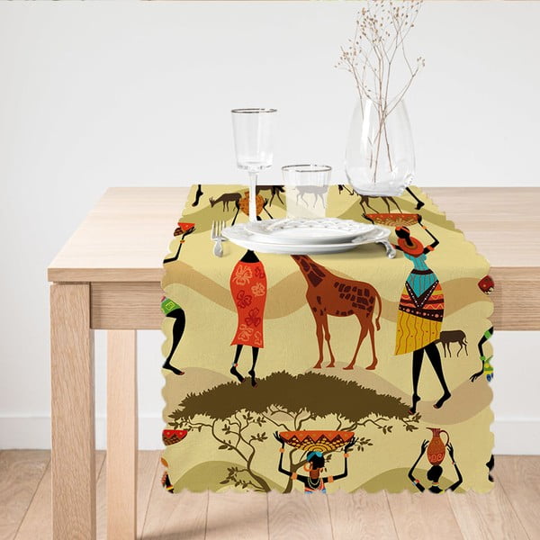 Runner da tavolo African Design, 45 x 140 cm - Minimalist Cushion Covers