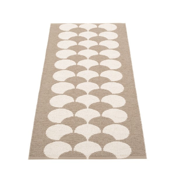 Passatoia da interno/esterno beige/color crema 70x150 cm Poppy Potato – Pappelina