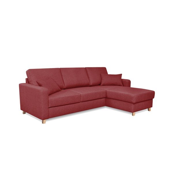 Červená rozkládací pohovka Cosmopolitan design Nice-image-1