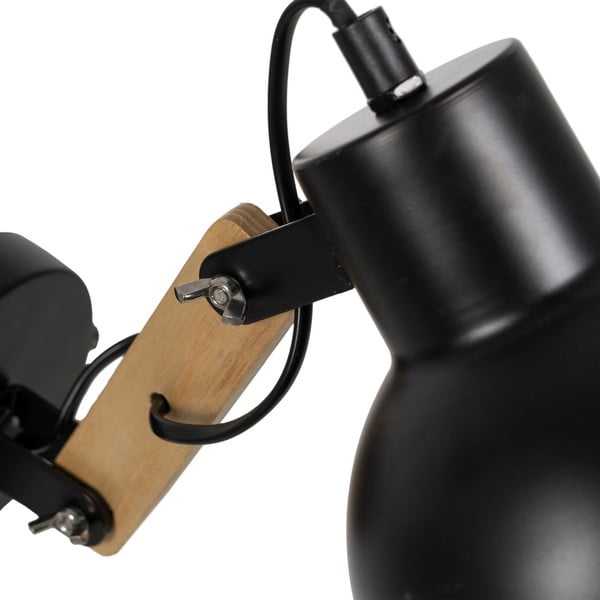 Lampada da parete in colore nero e naturale - Ixia-image-4