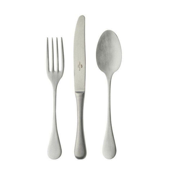 Posate argentate in acciaio inox 18 pz per 6 persone Antigo – Costa Nova