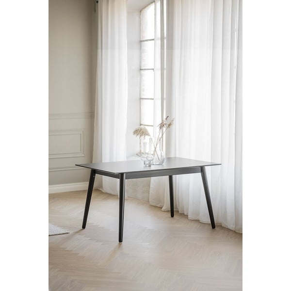 Tavolo da pranzo nero , 140 x 90 cm Lotta - Rowico-image-2