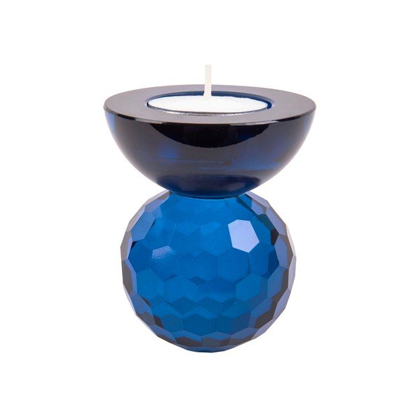 Candeliere in vetro blu Crystal Art - PT LIVING