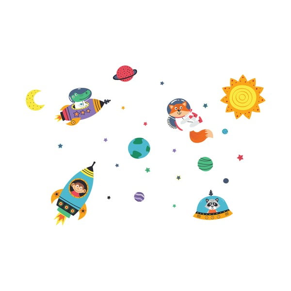Adesivi murali per bambini Spazio - Ambiance-image-2
