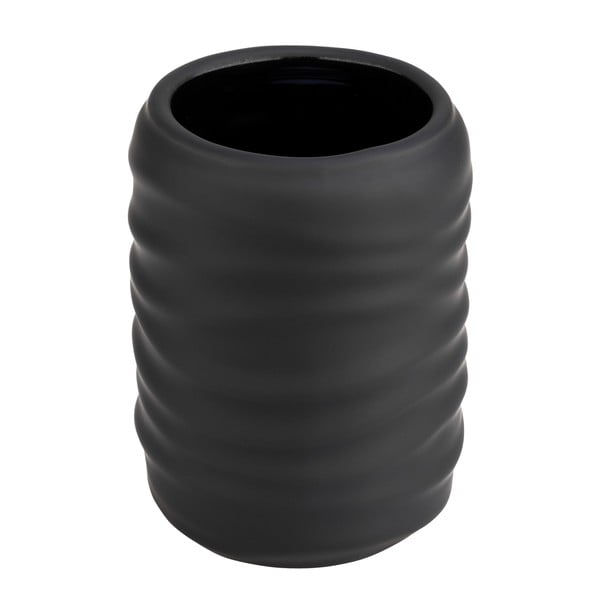 Portaspazzolino nero opaco in ceramica Illana – Wenko-image-2