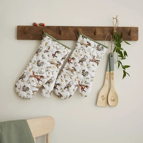 Set di guanti da forno in cotone 2 pz Forest Fable – Cooksmart ®-image-1