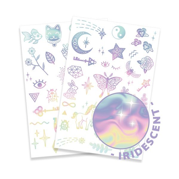 Tatuaggi per bambini Rainbow Happiness - Djeco-image-1