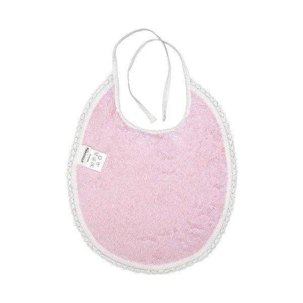 Bavaglino in mussola rosa Paris - Kindsgut-image-3