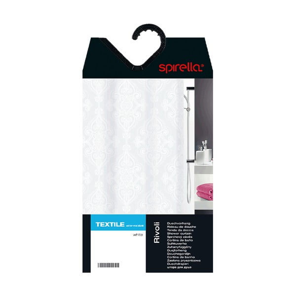 Tenda per doccia 180x200 cm Rivoli – Spirella-image-3