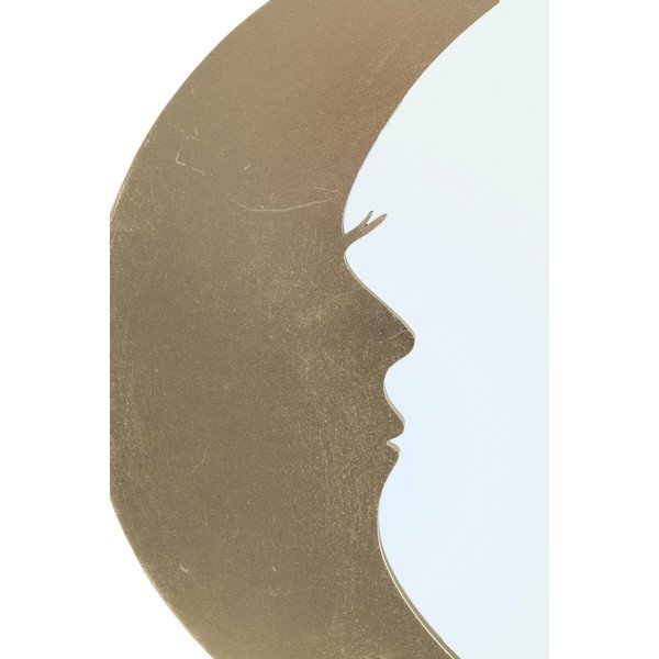 Specchio da parete con dettagli dorati , ø 72,5 cm Moon - Mauro Ferretti-image-4