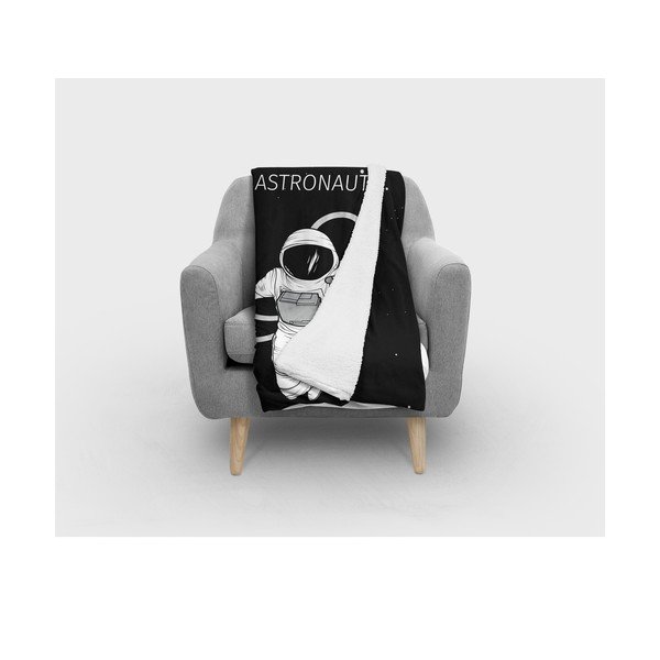 Coperta per neonati bianca e nera 120x180 cm - Oyo home-image-1