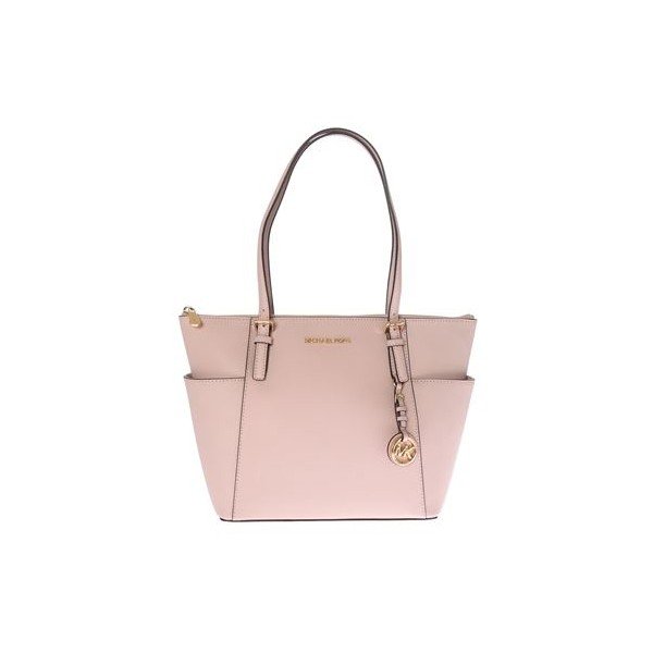 Borsa in pelle rosa chiaro Jet Set - Michael Kors