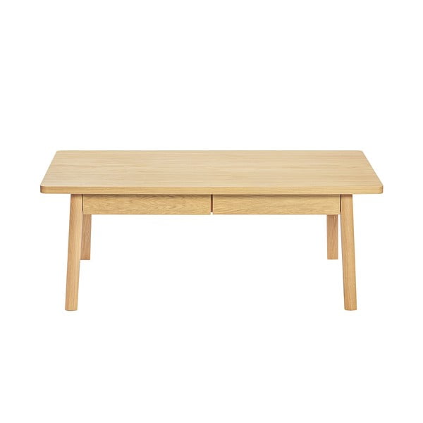 Tavolino da salotto colore naturale con effetto rovere 60x120 cm Nice – Woodman-image-2