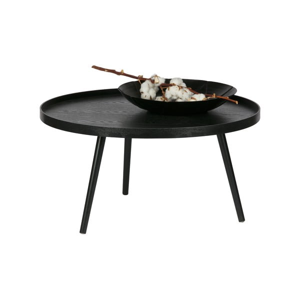Tavolino nero , Ø 78 cm Mesa - WOOOD-image-3