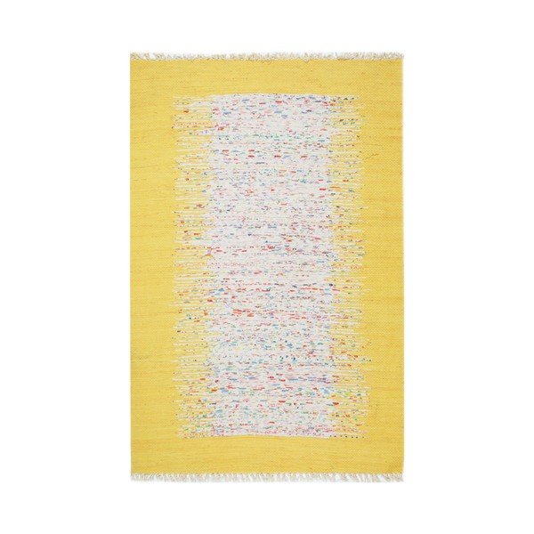Tappeto giallo Eco Rugs Yolk, 80 x 150 cm - Eko Halı