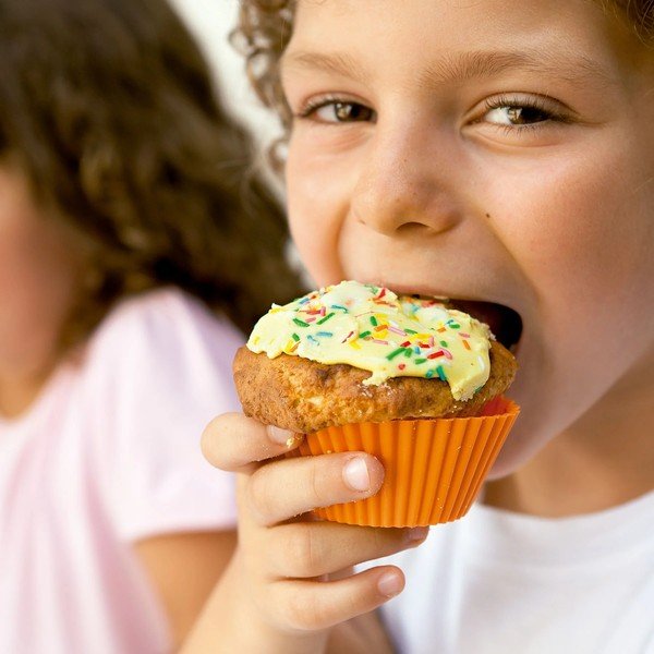 Set di stampini per muffin in silicone 12 pz ø 7 cm – Lékué-image-1