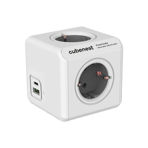 Presa di corrente PowerCube ReWirable USB Schuko - Cubenest