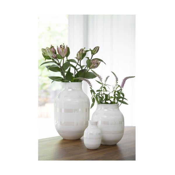 Vaso in ceramica bianca Omaggio - Kähler Design-image-3