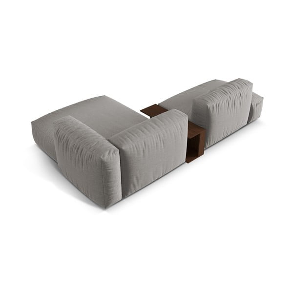 Divano angolare modulare grigio chiaro (angolo destro) Martina - Micadoni Home-image-3