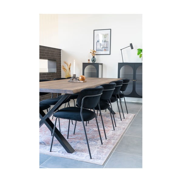 Tavolo da pranzo con piano in rovere massiccio 95x240 cm Toulon – House Nordic-image-2