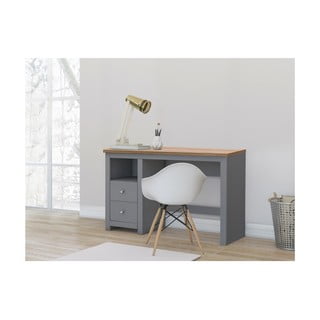 Scrivania con piano effetto rovere 50x120 cm Emerald - Støraa
