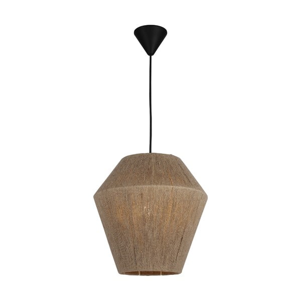 Lampada a sospensione nera e beige, altezza 30 cm Fero - Homemania Decor