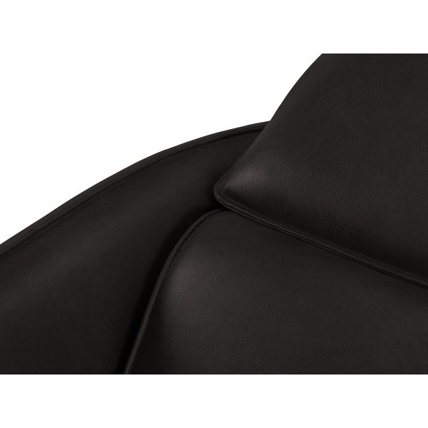 Poltrona in pelle nera Hubble - Windsor & Co Sofas-image-4