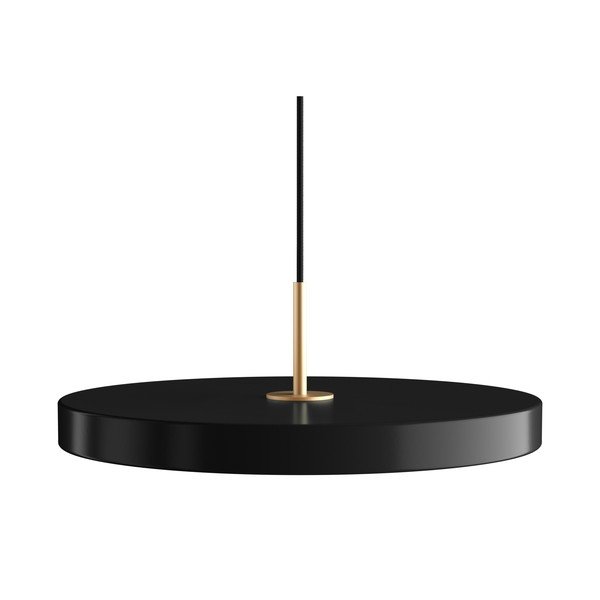 Apparecchio a sospensione dimmerabile a LED nero con paralume in metallo ø 43 cm Asteria Plus Medium - UMAGE