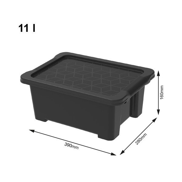 Scatola di plastica con coperchio Evo Easy - Rotho-image-1