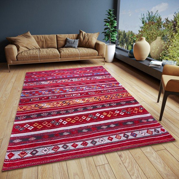 Tappeto bordeaux 75x150 cm Yara - Hanse Home-image-1