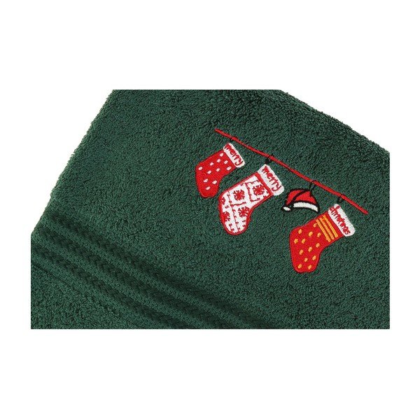 Sada 2 ručníků Corap Green Socks, 50 x 90 cm-image-3