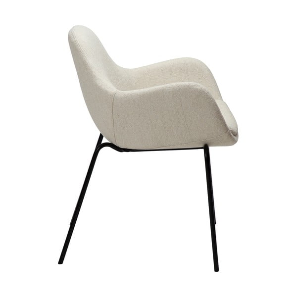 Poltrona crema in tessuto bouclé Zimmer - DAN-FORM Denmark-image-2