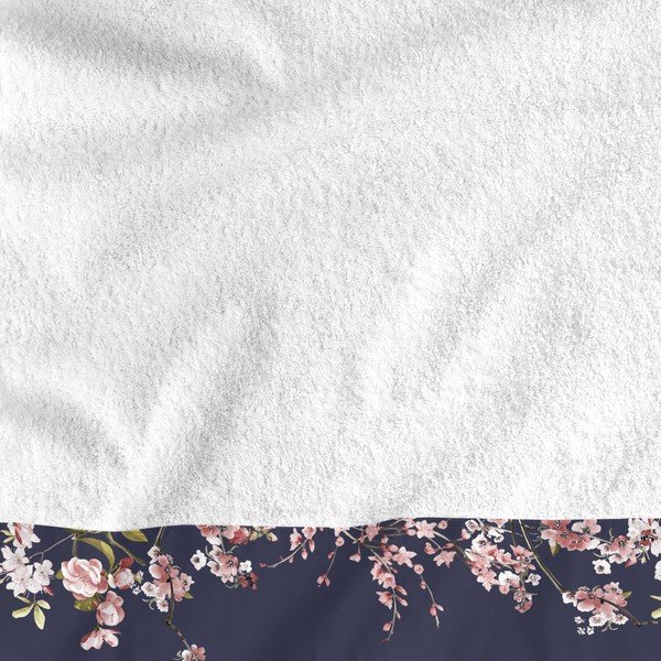 Set di 2 asciugamani in cotone blu Chinoiserie - Happy Friday Basic-image-1