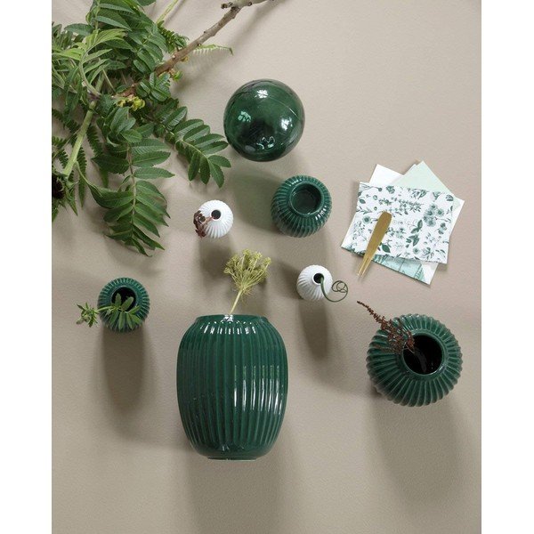 Vaso in ceramica verde pasquale Hammershøi - Kähler Design-image-1
