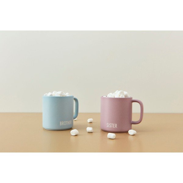 Tazza in porcellana viola 175 ml Sister - Design Letters-image-1