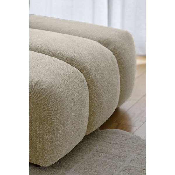 Divano angolare beige (con penisola a destra/con chaise lounge) Shell – Miuform-image-3