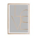 Quadro in cornice Love, 60 x 40 cm - Velvet Atelier