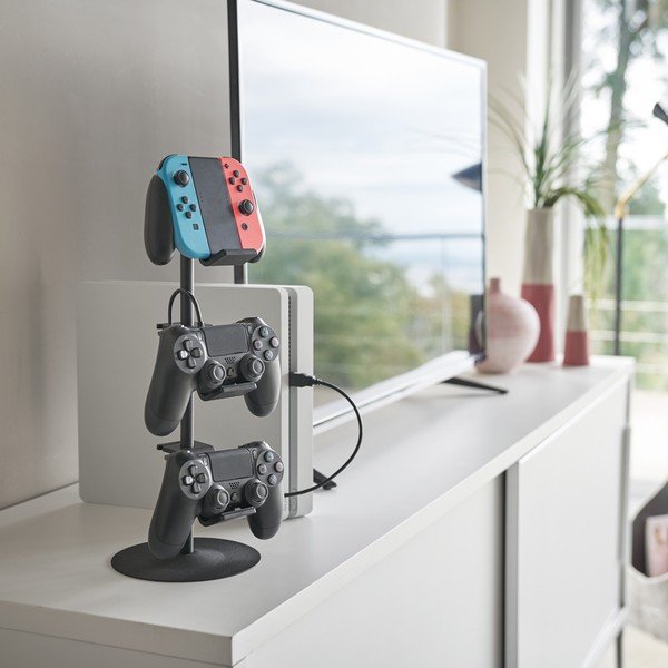 Supporto multifunzionale nero in metallo Smart – YAMAZAKI-image-1