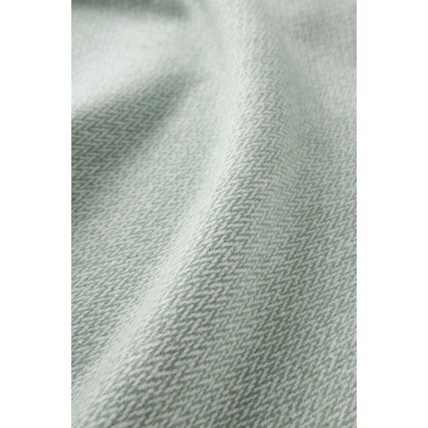 Coperta verde in misto cotone 140x180 cm Espiga – Euromant-image-2