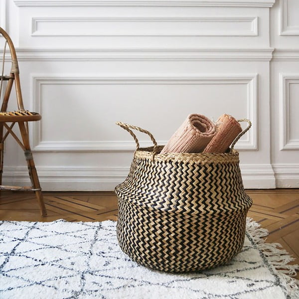 Cestino in seagrass , ⌀ 45 cm Zic Zac - Compactor-image-1