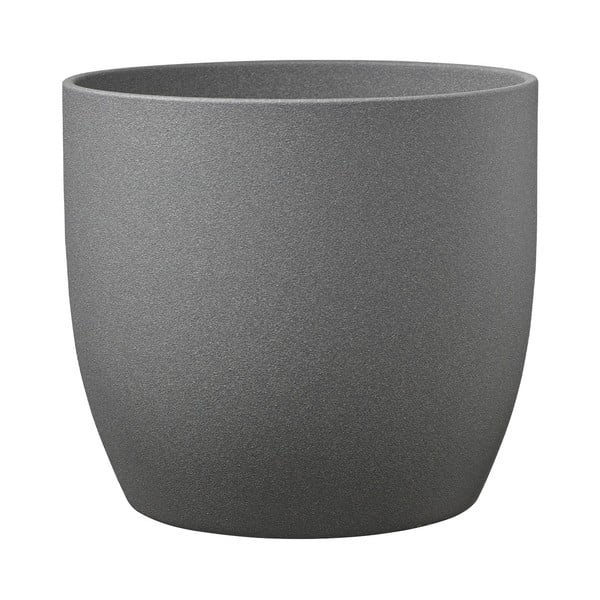 Coprivaso in ceramica ø 24 cm Basel Stone - Big pots