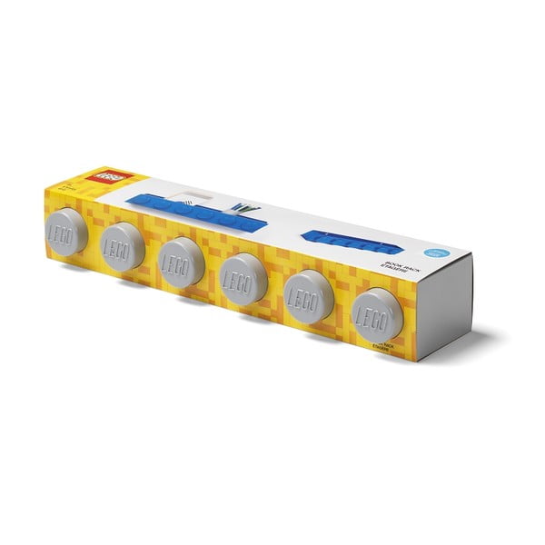 Mensola a muro grigia per bambini Sleek - LEGO®-image-4