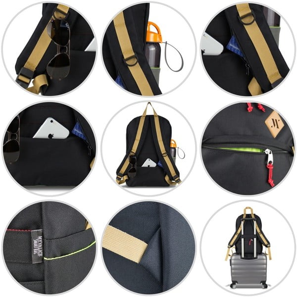 Zaino verde con porta USB My Valice FREEDOM Smart Bag - Myvalice-image-2