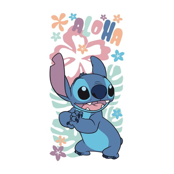 Asciugamano per bambini in cotone 70x140 cm Lilo and Stitch "Hawaiian Harmony" – Jerry Fabrics